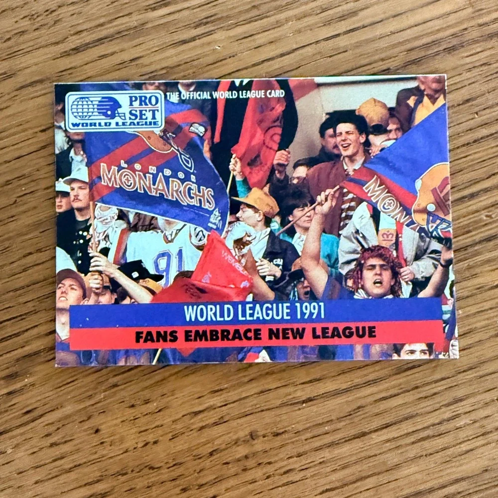 Pro Set 1991 World League Trading Cards Complete Set 1-150 Vintage Football 1991